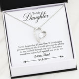 Dad To Daughter Necklace