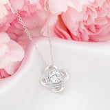Mother's Day "I Carry You In My Heart" Love-Knot Necklace