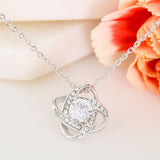 To Grandmother Love Knot Necklace