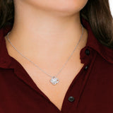 Mother's Day "I know What Love is" Love-Knot Necklace