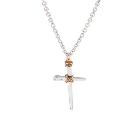 Nail Cross Necklace