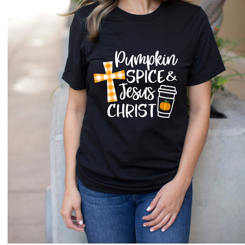 PUMPKIN SPICE & JESUS CHRIST T-shirt