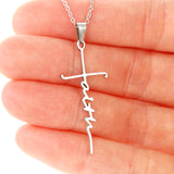 Mothers Day FAITH Necklace